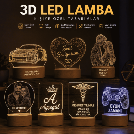 3d Led Lamba